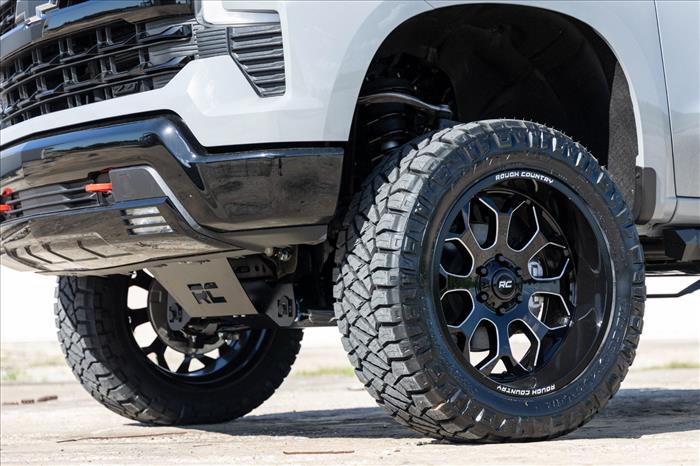 96 Series Wheel One-Piece Gloss Black 22x10 6x5.5 -19mm Rough Country