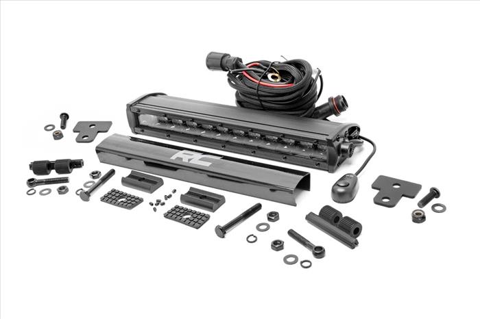 Can-Am Defender 12 Inch Recessed Bumper LED Kit Black Series 16-20 Defender Rough Country