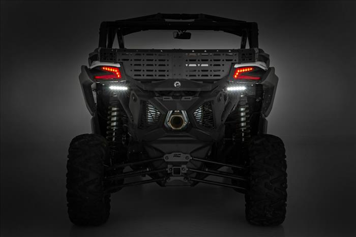 17-21 Can-Am Maverick X3 Rear Facing 6-Inch Slimline LED Kit Rough Country