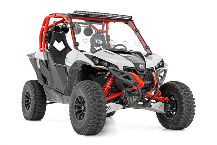 LED Light Kit Front Mount 40 Inch Black Single Row Can-Am Commander Max 1000 Rough Country