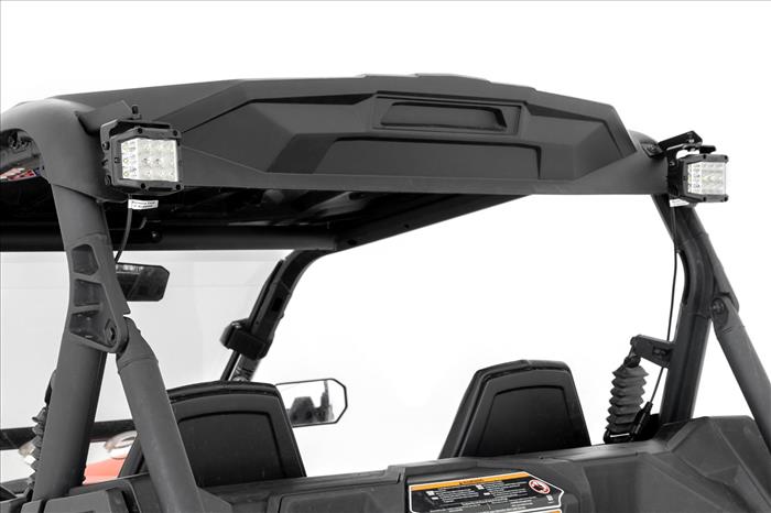 LED Light Kit Rear Mount 2 Inch Chrome Pair Wide Angle Can-Am Maverick Sport 1000R Rough Country