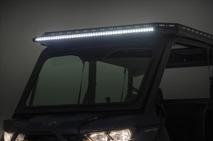 LED Light Deck Roof 50 Inch Spectrum Single Row Can-Am Defender MAX HD10 Rough Country