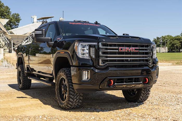 3 Inch Lift Kit UCAs M1 w/ Overloads Red Silverado/Sierra 2500HD/3500HD (20-26) Rough Country