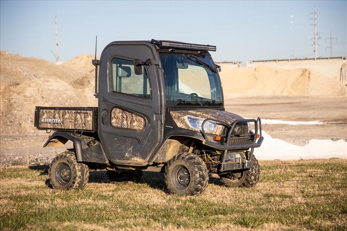 LED Black Dual Row DRL Light Bar Kit 50 Inch Kubota RTV-X1120 Rough Country
