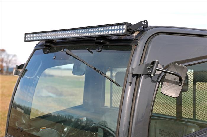 50 Inch Single Row LED Light Kit Black Series Front-Facing 14-22 Kubota RTV-X900/RTV-X1100 Diesel Rough Country