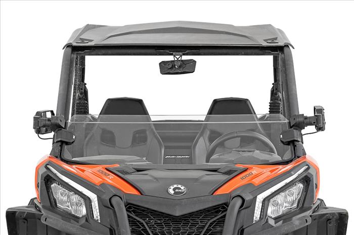 Half Windshield Scratch Resistant Can-Am Maverick Sport Rough Country