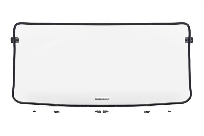 Full Windshield Scratch Resistant Polaris XPEDITION ADV 5 Rough Country