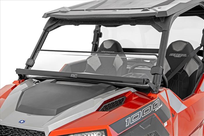 Polaris Scratch Resistant Half Windshield 16-20 General Rough Country