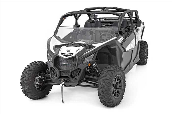 Can-Am Scratch Resistant Half Windshield 17-20 Maverick X3 Rough Country