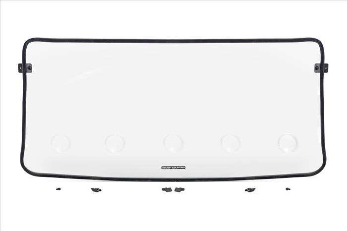 Vented Full Windshield Scratch Resistant Polaris XPEDITION XP/XPEDITION XP 5 Rough Country