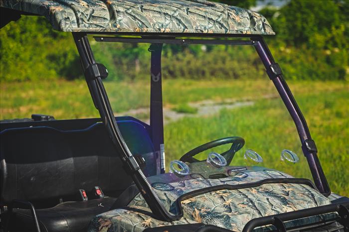 Vented Full Windshield Scratch Resistant John Deere Gator XUV 625/Gator XUV 850 Rough Country