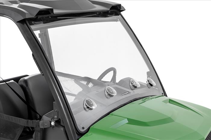 Vented Full Windshield Scratch Resistant John Deere Gator XUV 835 Rough Country