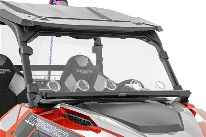 Polaris Full Windshield Vented 16-21 Polaris General 4WD Rough Country