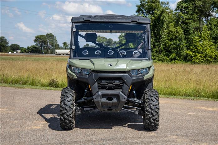 Vented Full Windshield Scratch Resistant Can-Am Defender HD 5/HD 8/HD 9/HD 10 Rough Country