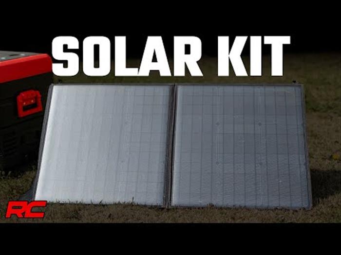 Solar Panel Recharge Kit for 50L Portable Refrigerator/Freezer Rough Country