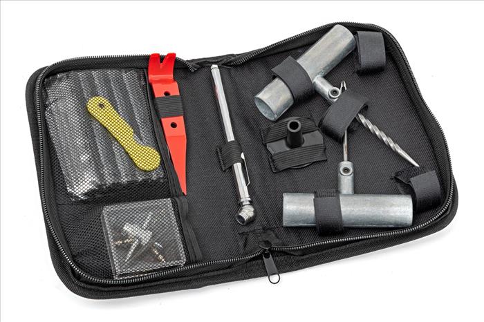 Emergency Tire Repair Kit w/Carrying Case 39pcs Rough Country
