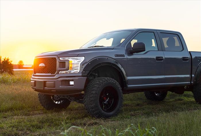 Fender Flares Defender N1 Blue Jeans Ford F-150 2WD/4WD (2015-2020) Rough Country