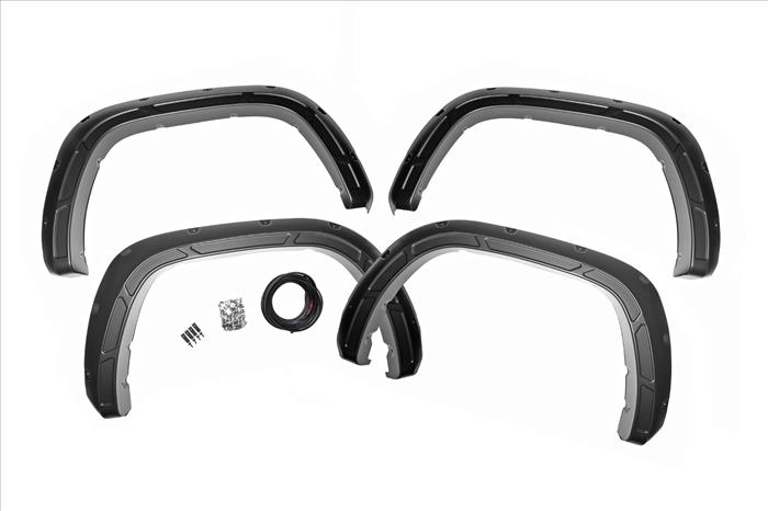 Defender Pocket Fender Flare Flat Black Toyota Tundra 2WD/4WD (22-23) Rough Country