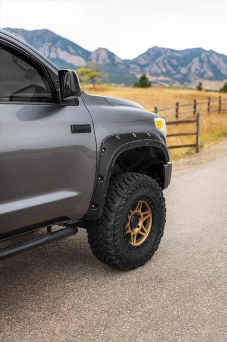 Defender Pocket Fender Flares Flat Black Toyota Tundra 2WD/4WD (14-21) Rough Country