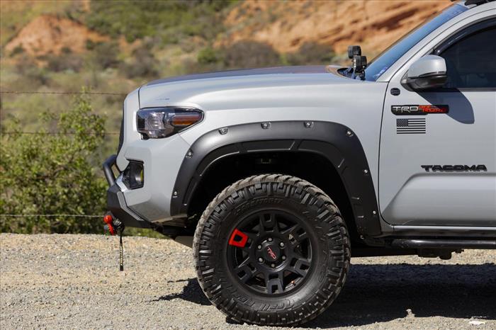 Fender Flares Defender 1G3 Magnetic Grey Toyota Tacoma 2WD/4WD (16-23) Rough Country