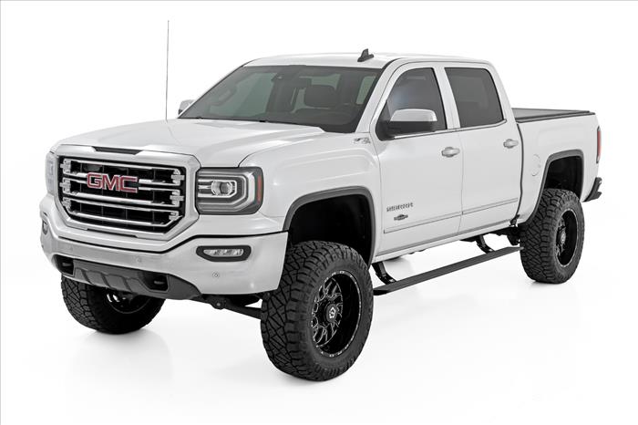 Power Running Boards HT-Series Crew Cab Silverado/Sierra 1500/2500HD/3500HD 2WD/4WD Rough Country
