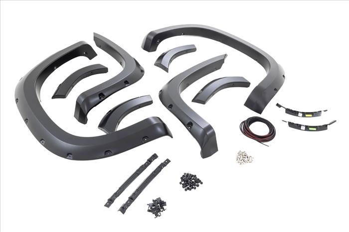 Pocket Fender Flares G1K Deep Ocean Blue Chevy Silverado 1500 (19-21) Rough Country