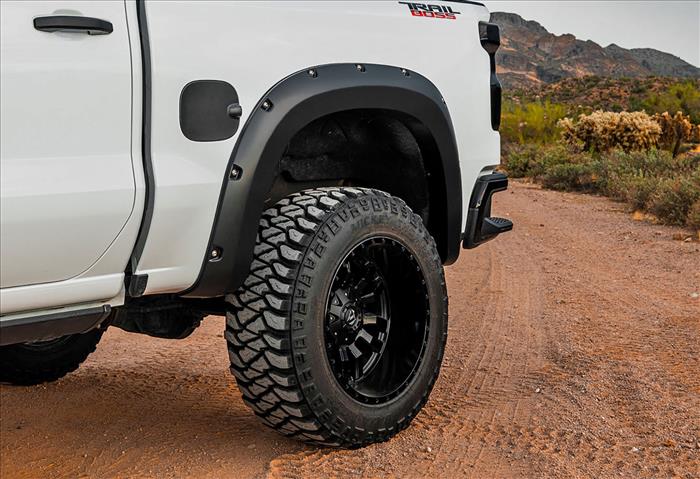 Pocket Fender Flares G1K Deep Ocean Blue Chevy Silverado 1500 (19-21) Rough Country