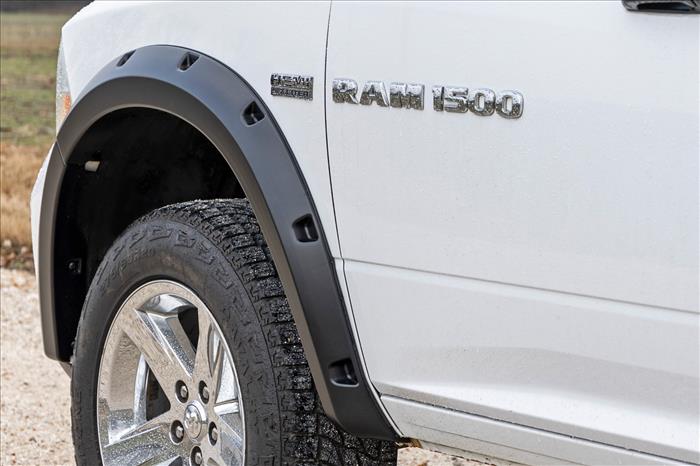 Pocket Fender Flares PR4 Flame Red Ram 1500 2WD/4WD (2009-2018 & Classic) Rough Country