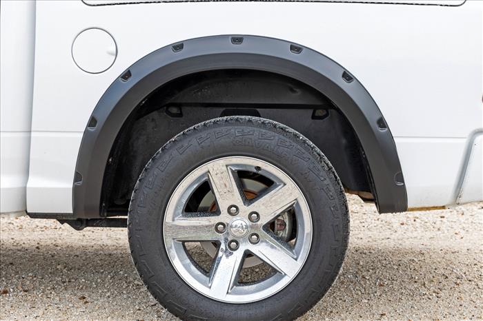 Pocket Fender Flares PSC Billet Silver Ram 1500 2WD/4WD (2009-2018 & Classic) Rough Country