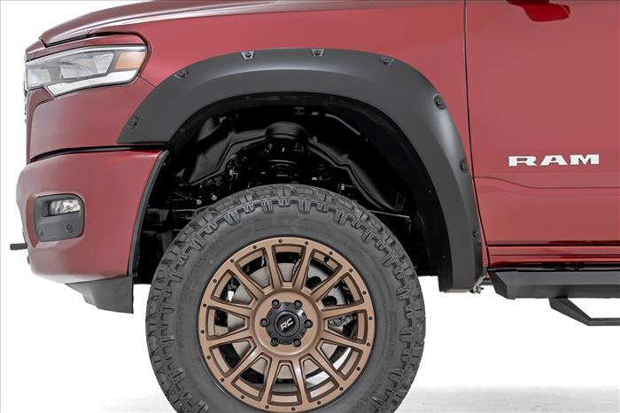 Pocket Fender Flares PXJ Diamond Black Ram 1500 2WD/4WD (2025-2026) Rough Country
