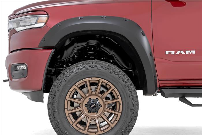 Pocket Fender Flares Gloss Black Ram 1500 2WD/4WD (2025-2026) Rough Country
