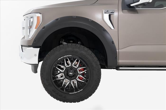 Pocket Fender Flares DB Shelter Green Ford F-150 2WD/4WD (2021-2026) Rough Country
