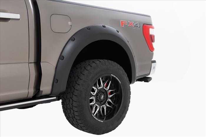 Pocket Fender Flares E2 Magma Red Ford F-150 2WD/4WD (2021-2026) Rough Country