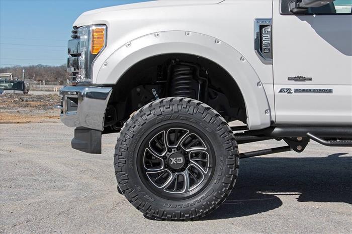 Pocket Fender Flares Agate Black Ford Super Duty 2WD/4WD (17-22) Rough Country