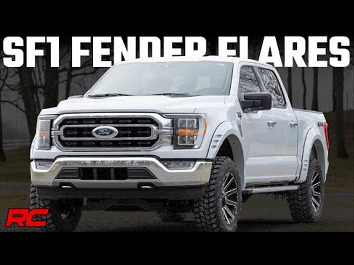 SF1 Pocket Fender Flares 21-22 Ford F-150 2WD/4WD Rough Country
