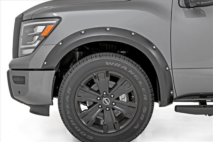 Pocket Fender Flares Crew Cab Nissan Titan 2WD/4WD (2017-2024) Rough Country