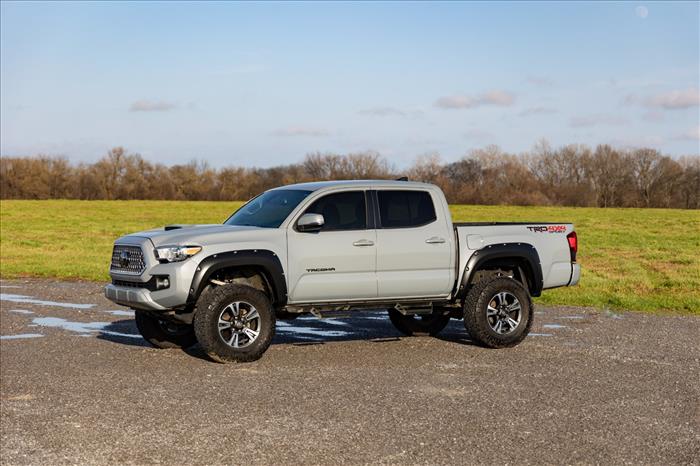 Pocket Fender Flares 1J9 Celestial Silver Metallic Toyota Tacoma (16-23) Rough Country