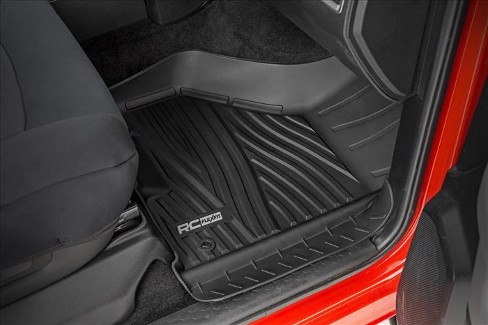Flex-Fit Floor Mats FR Crew Cab Ram 1500 2WD/4WD (2012-2018 & Classic) Rough Country