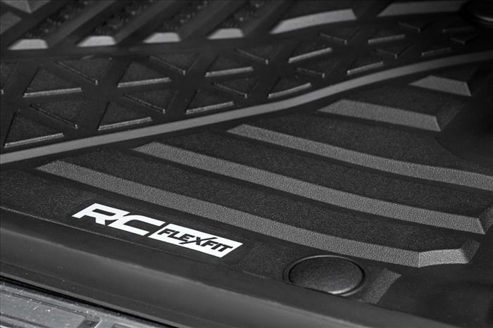 Flex-Fit Floor Mats FR & RR Crew Ram 1500 (19-24)/1500 TRX (21-24) Rough Country