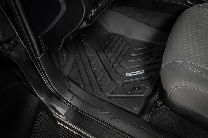 Flex-Fit Floor Mats Front Toyota Tacoma 2WD/4WD (2016-2023) Rough Country