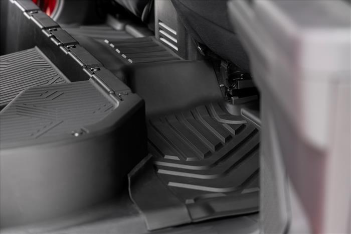 Flex Fit Floor Mats Front & Rear Crew Toyota Tacoma 2WD/4WD (2024-2026) Rough Country