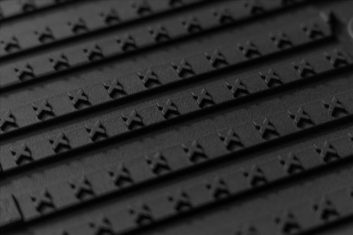 Flex-Fit Floor Mats FR & RR Tesla Cybertruck 4WD (2024-2026) Rough Country