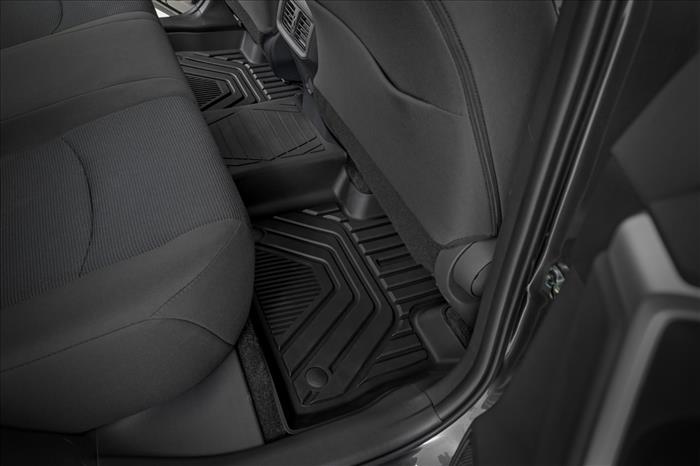 Flex-Fit Floor Mats Front & Rear Toyota RAV4 2WD/4WD (2019-2025) Rough Country