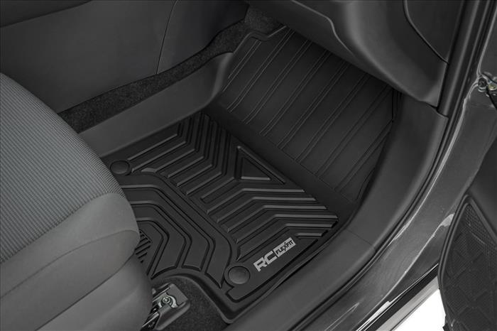Flex-Fit Floor Mats Front & Rear Toyota RAV4 2WD/4WD (2019-2025) Rough Country