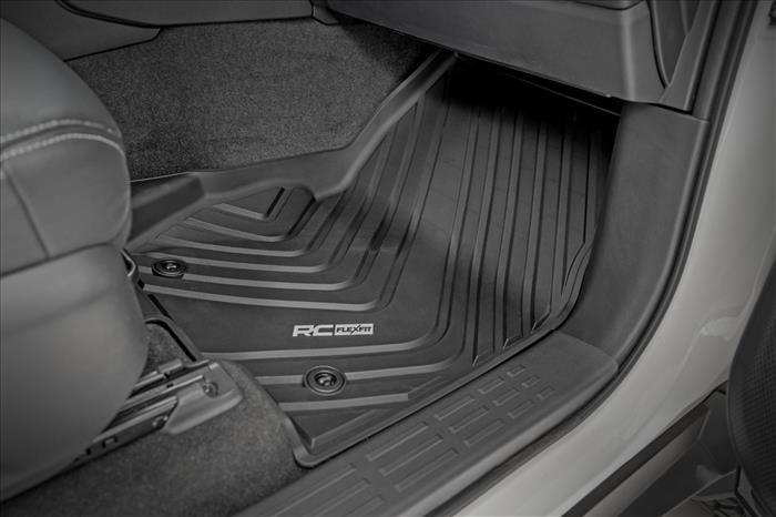 Flex-Fit Floor Mats FR & RR Toyota Land Cruiser 4WD (2024-2026) Rough Country