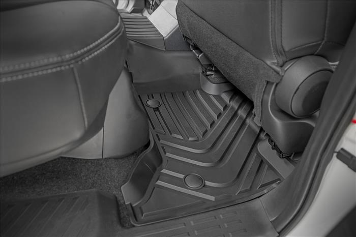 Flex-Fit Floor Mats FR & RR Toyota Land Cruiser 4WD (2024-2026) Rough Country