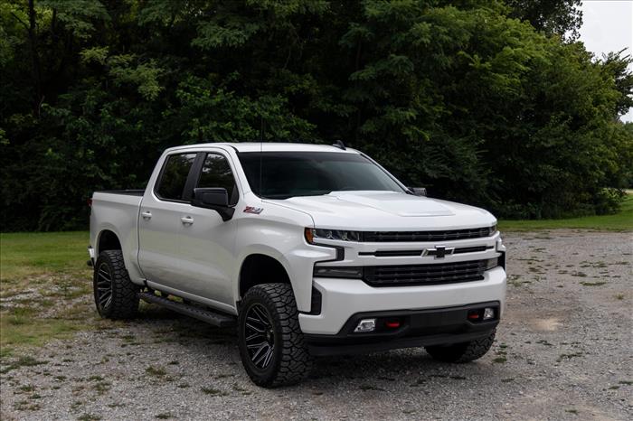 Hood Scoop GAN Silver Ice Metallic Chevy Silverado 1500 2WD/4WD (19-26) Rough Country