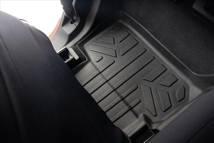 Floor Mats Front & Rear Ford Bronco (2 Door) 4WD (2021-2025) Rough Country