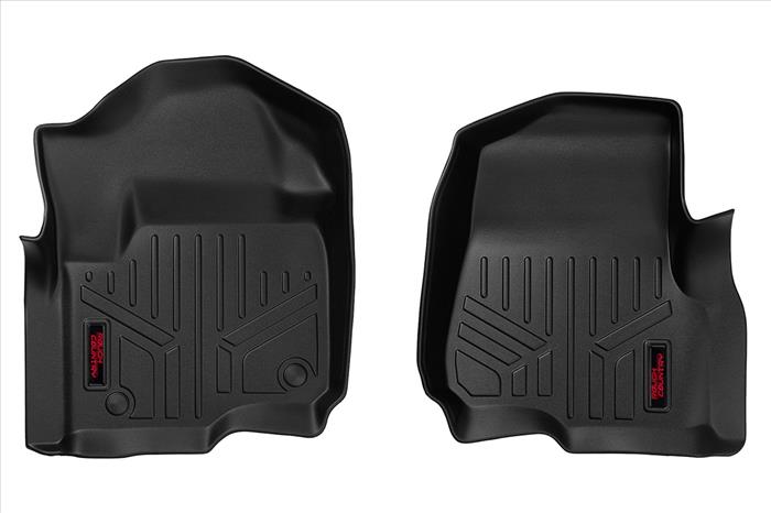 Heavy Duty Floor Mats Front-17-20 Ford Super Duty Rough Country