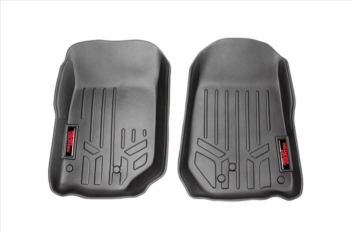 Heavy Duty Floor Mats Front-97-06 Jeep Wrangler TJ Rough Country